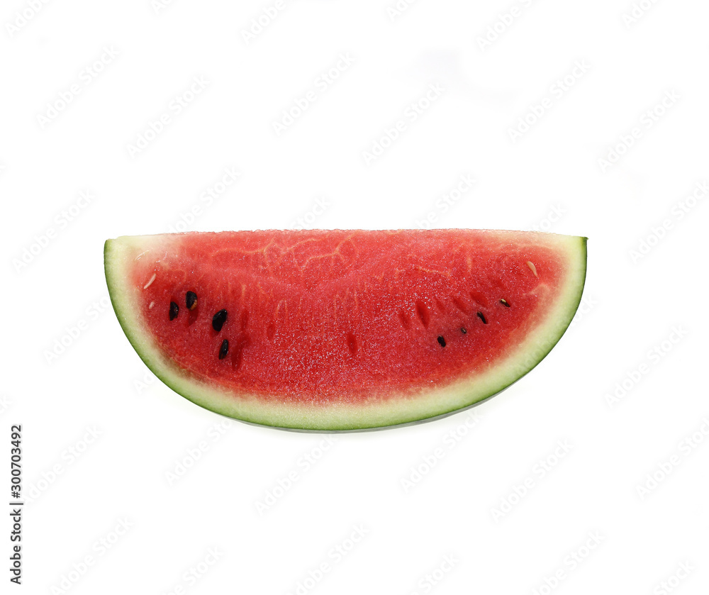 half of watermelon isolated on white background. half of watermelon isolated on white background.