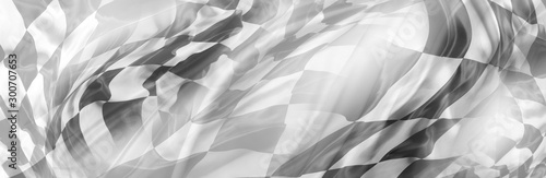 Fotografia, Obraz Checkered racing flags background