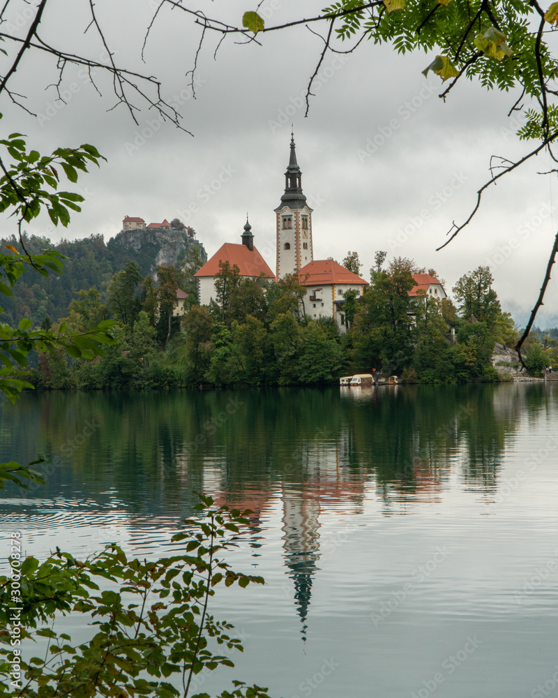 Bled lake in Slovenia