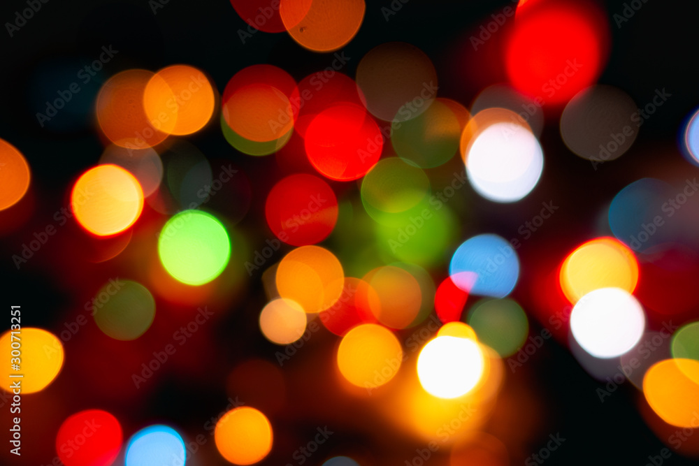 Abstract multicolored light bokeh background Abstract multicolored light bokeh background