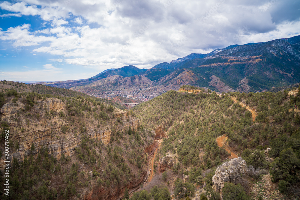 Naklejka premium Rocky Mountains in Manitou Springs