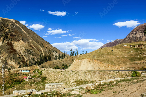 Beautiful view of mountainous in Naran Valley, Mansehra District, Khyber-Pakhtunkhwa, Northern Areas of Pakistan photo