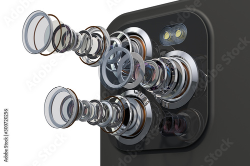 Billede på lærred Multi-camera smartphone