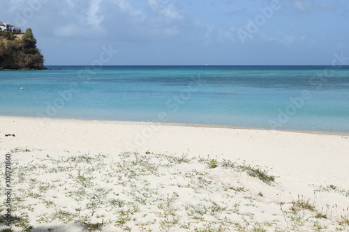 Fototapeta Naklejka Na Ścianę i Meble -  Morne Rouge Beach aka BBC Beach in Grenada, Caribbean.