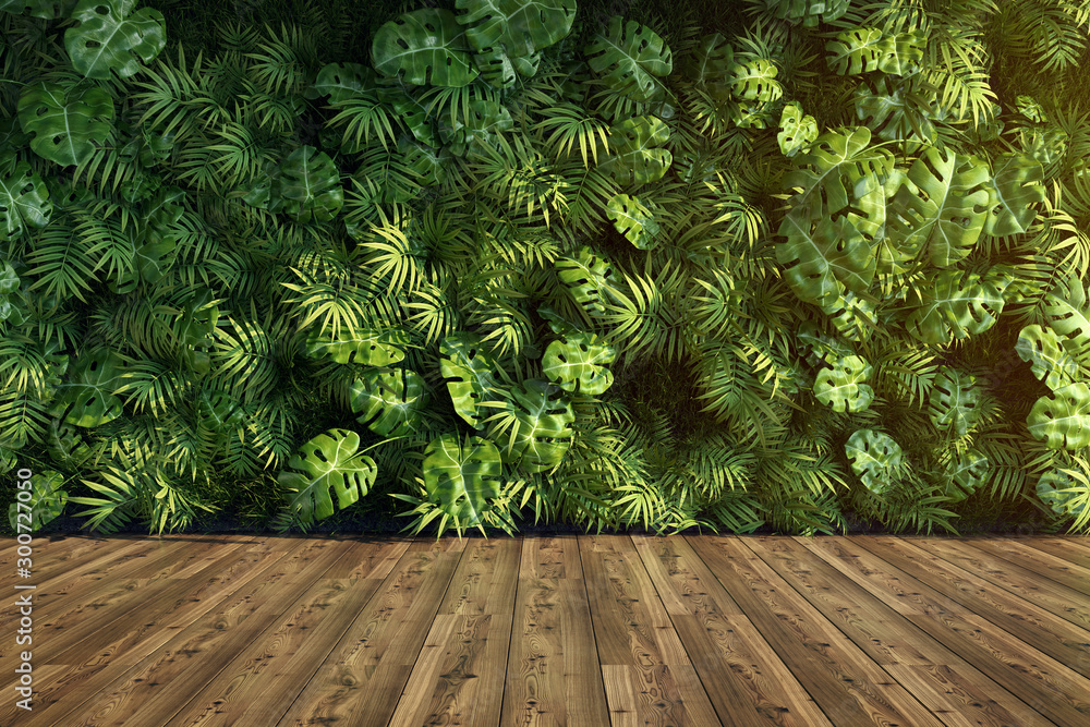 Fototapeta Pionowa ściana ogrodowa