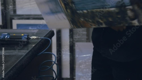 Wallpaper Mural Stretch canvas on the frame, Art workshop, Stretch canvas on the frame using stapler, Fast work with a staple gun Torontodigital.ca