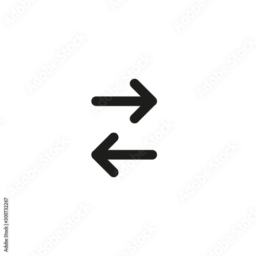 Undo Arrow Icon, Redo Arrow Icon. Direction arrow sign. Motion icon. Back arrow icon. Arrow button.