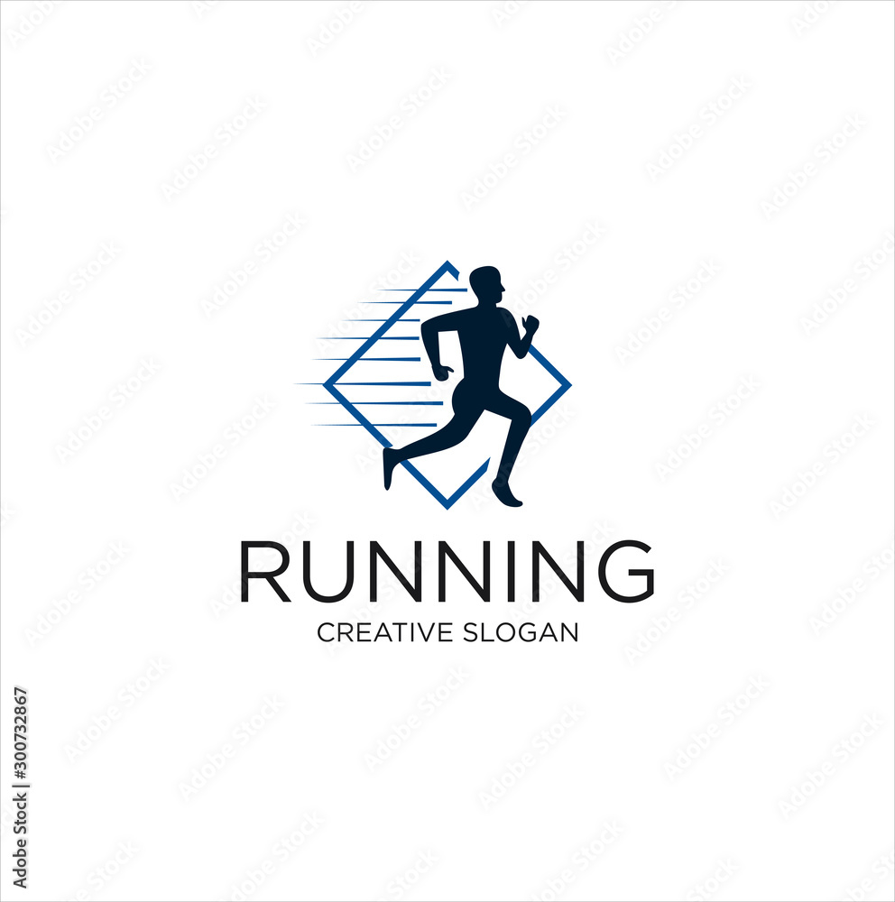 Run Logo Design vector Stock symbol . Running logo sport concept . running marathon Logo Design Template . Run Logo Design vector Stock symbol . Running logo sport concept . running marathon Logo Design Template .