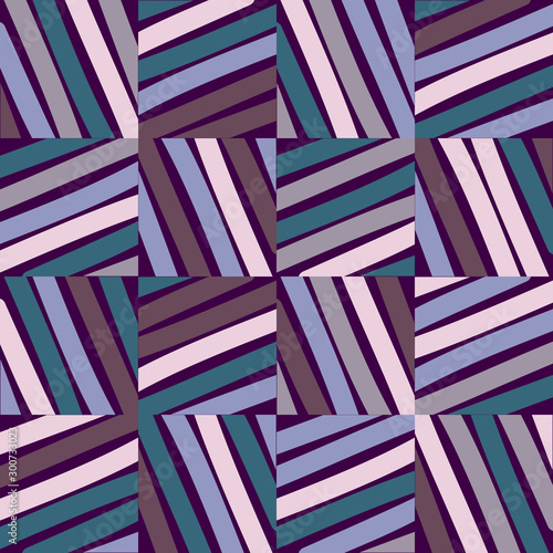 Seamless pattern with alternate geometric stripes.