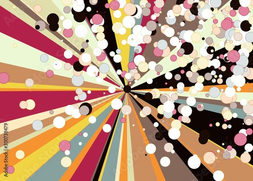 Colorful Lines Random Distribution Computational Generative Art background illustration