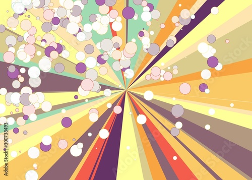 Colorful Lines Random Distribution Computational Generative Art background illustration