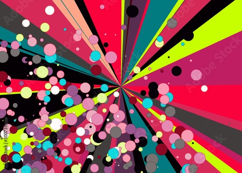 Colorful Lines Random Distribution Computational Generative Art background illustration