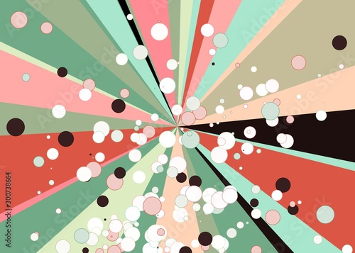 Colorful Lines Random Distribution Computational Generative Art background illustration