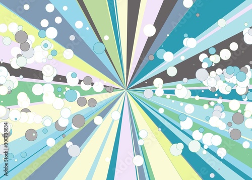 Colorful Lines Random Distribution Computational Generative Art background illustration