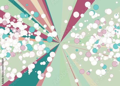 Colorful Lines Random Distribution Computational Generative Art background illustration