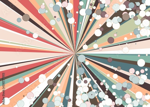 Colorful Lines Random Distribution Computational Generative Art background illustration