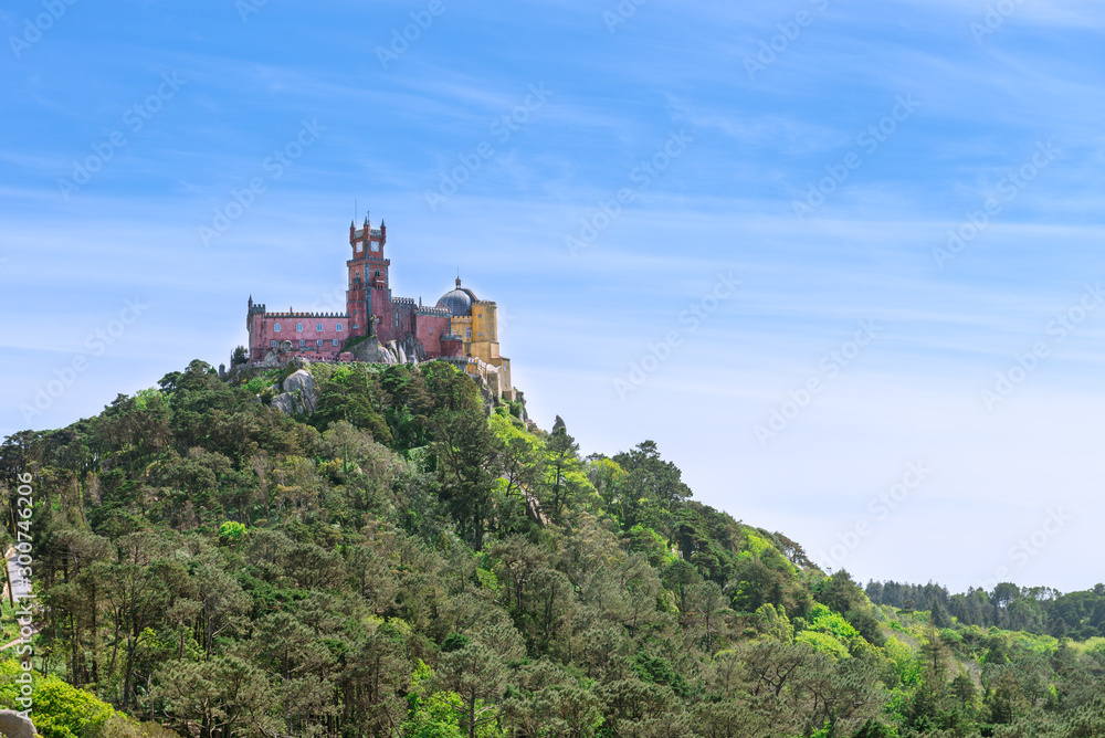 Pena Palace in Sintra, Portugal. UNESCO World Heritage.