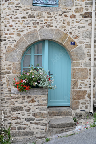 Haustür in La Roche-Bernard, Bretagne