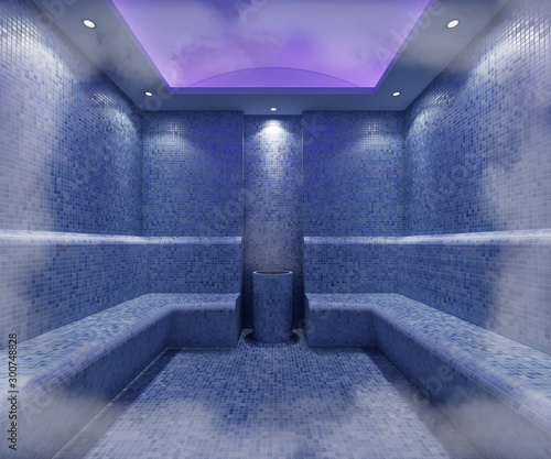 Fotografie interior of steam room