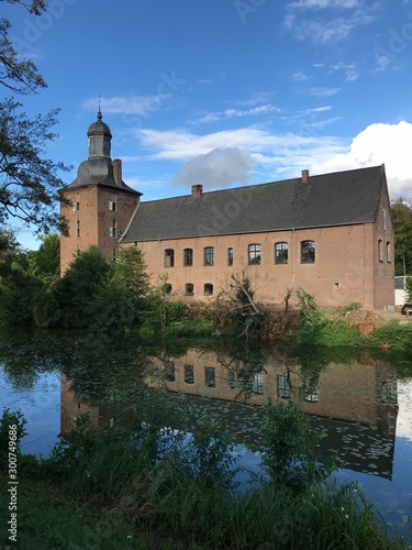 Wegberg (Germany). July 2018. The medieval castle.