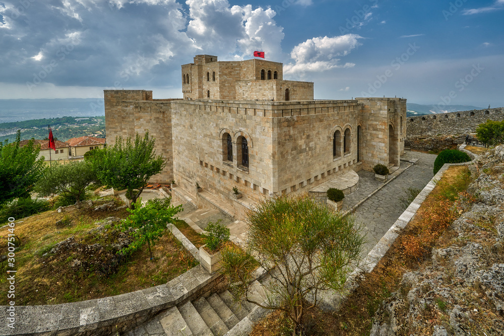 Obraz premium Albania, Kruji - the mausoleum of the national hero Albani Skanderbeg