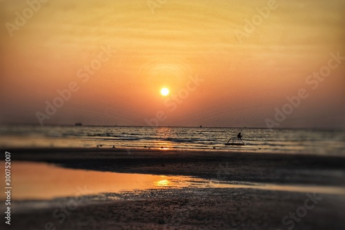 sunset on beach © Rakshanda Shirodkar