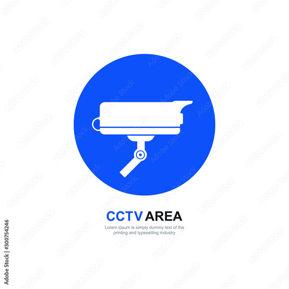 Security camera cctv icon isolated on white background. Vector illustration Security camera cctv icon isolated on white background. Vector illustration