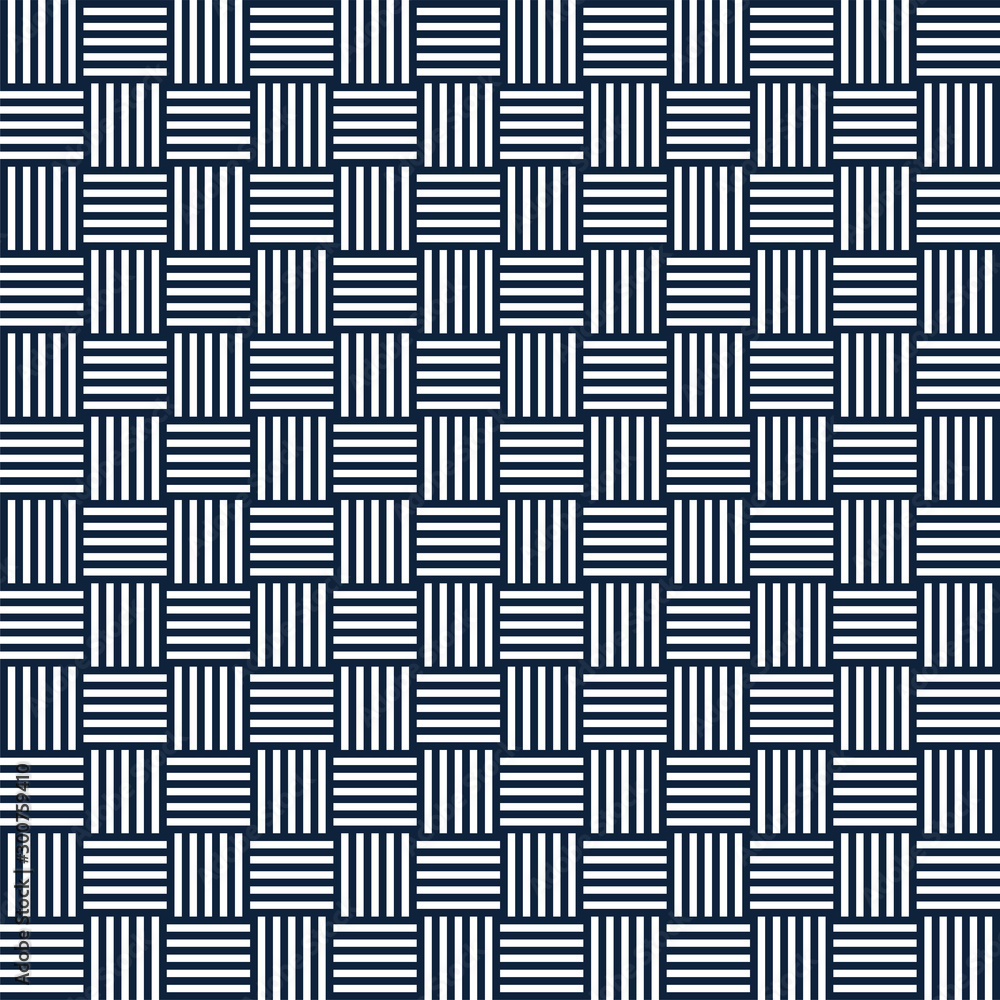 Vector Abstract geometric seamless pattern of striped squares. Repeating geometric tiles. Vertical and horizontal lines Vector Abstract geometric seamless pattern of striped squares. Repeating geometric tiles. Vertical and horizontal lines