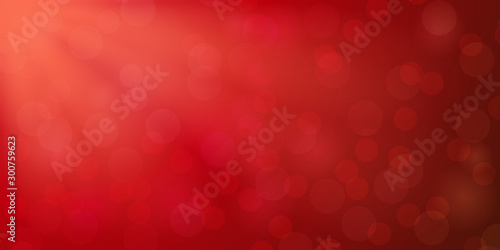 Abstract red shiny glitter bokeh christmas vector background