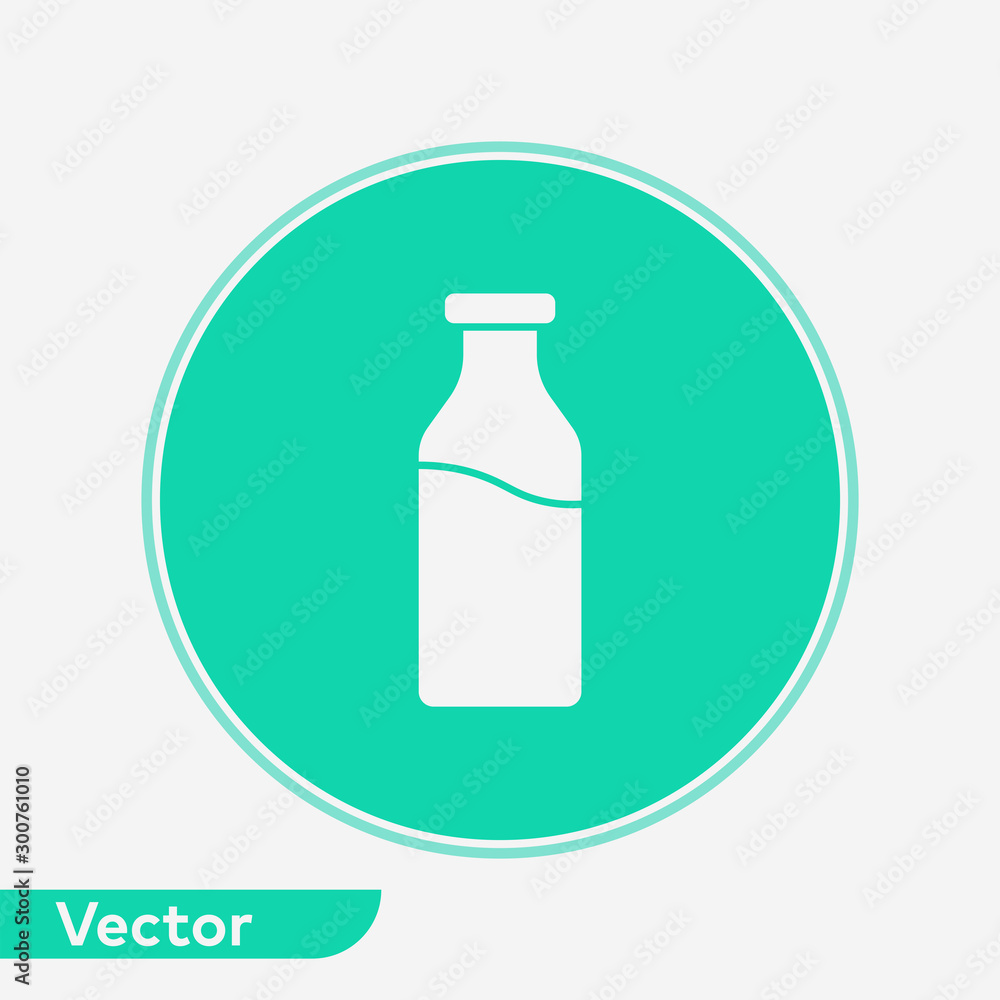 Milk vector icon sign symbol Milk vector icon sign symbol