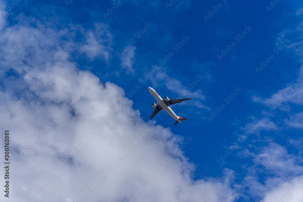 Airplane in the sky. Commercial airplane jetliner, travel and business concept. Airplane in the sky. Commercial airplane jetliner, travel and business concept.