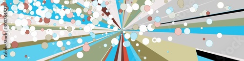 Colorful Lines Random Distribution Computational Generative Art background illustration