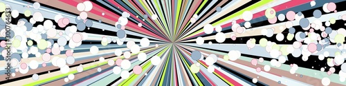 Colorful Lines Random Distribution Computational Generative Art background illustration