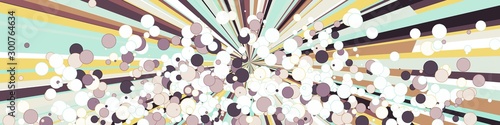 Colorful Lines Random Distribution Computational Generative Art background illustration