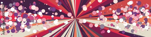 Colorful Lines Random Distribution Computational Generative Art background illustration
