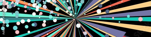 Colorful Lines Random Distribution Computational Generative Art background illustration