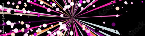 Colorful Lines Random Distribution Computational Generative Art background illustration