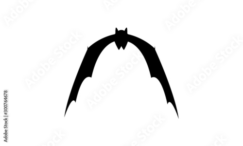 Fledermaus Silhouette
