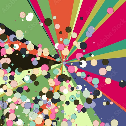 Colorful Lines Random Distribution Computational Generative Art background illustration