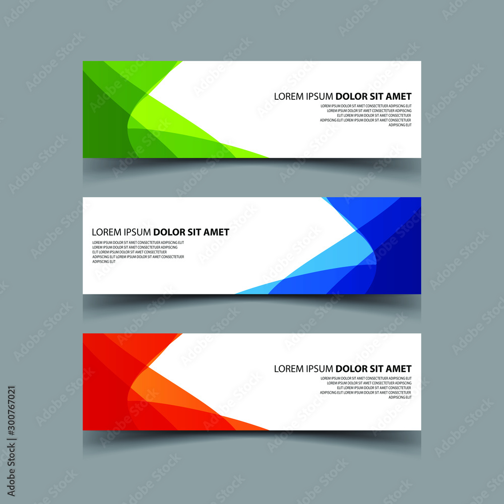 Vector Abstract design banner web template