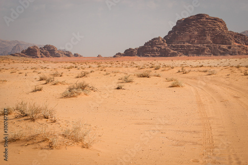 Walking and hiking tours in the Wadi Rum desert, Jordan