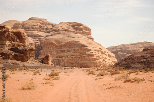 Walking and hiking tours in the Wadi Rum desert  Jordan