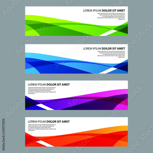 Vector Abstract design banner web template