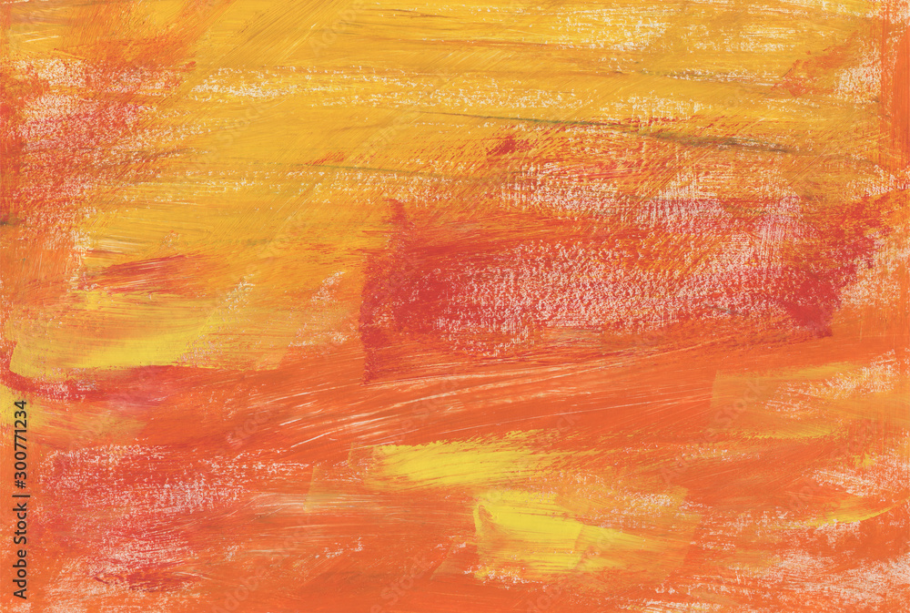 Paint background with paper texture. Customized template for cards, banner, logo, presentation. Abstract hand drawn background for your design with brushstroke textures. Orange and red.. Paint background with paper texture. Customized template for cards, banner, logo, presentation. Abstract hand drawn background for your design with brushstroke textures. Orange and red..