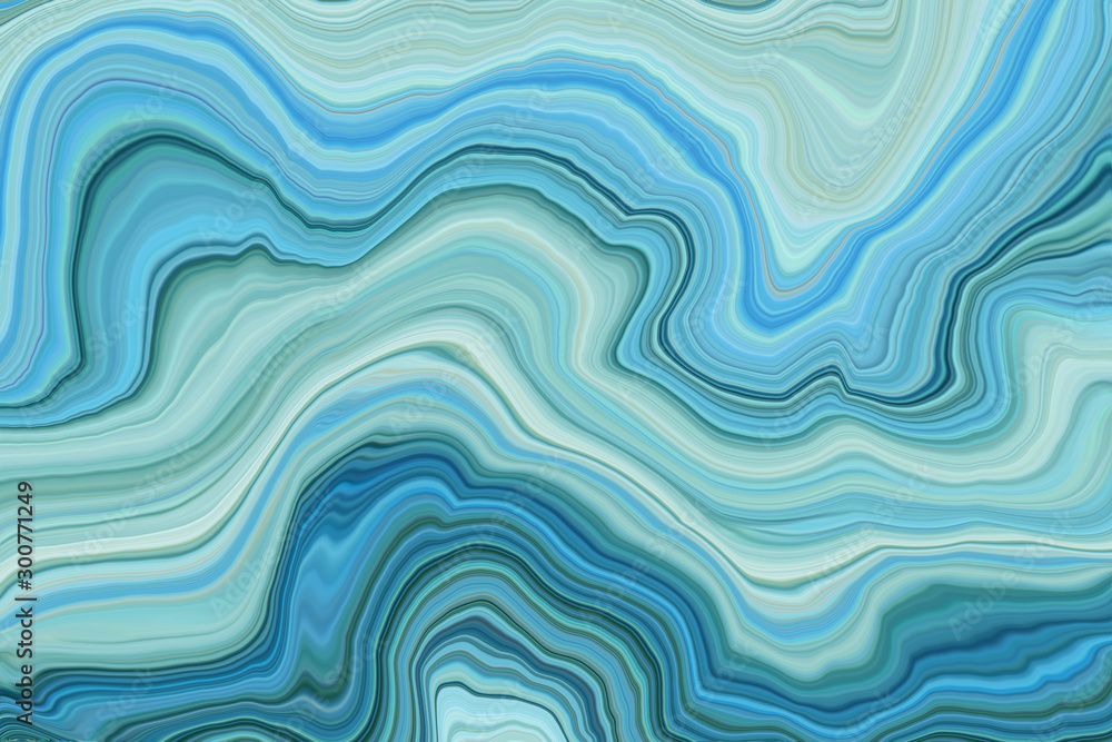 Fototapeta Kolorowy marmurowy tusz. Błękita marmuru wzoru tekstury abstrakta tło. może służyć jako tło lub tapeta