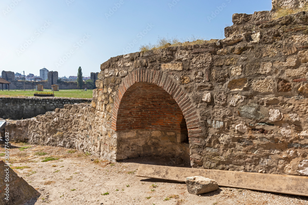 Smederevo Fortress at the coast of the Danube River, Serbia