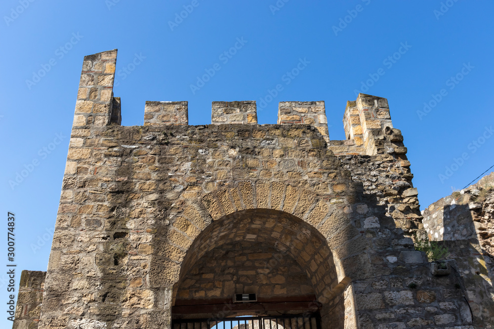 Smederevo Fortress at the coast of the Danube River, Serbia