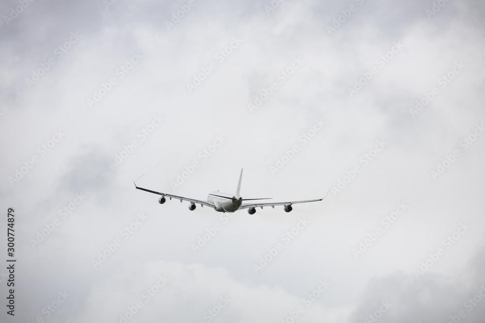 Aircraft in the sky - departing airport Aircraft in the sky - departing airport