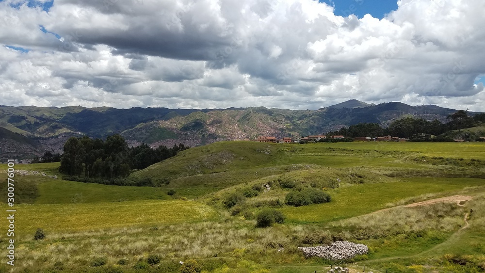 landscape with mountains and clouds landscape with mountains and clouds