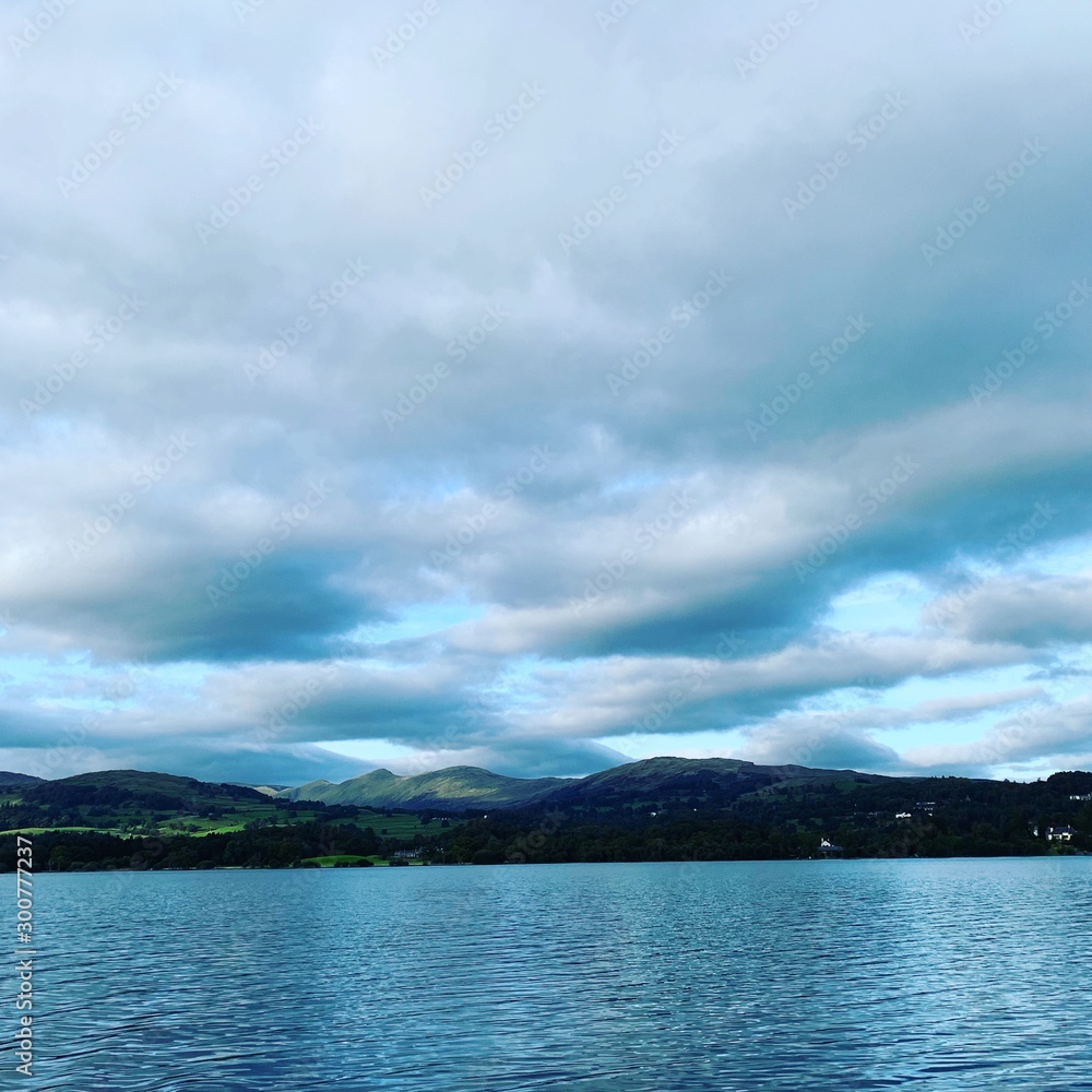 Clouds over Lake Windermere 